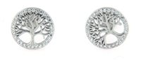Orecchini Forever Gioielli Donna Albero Della Vita in Argento Zircone FGOR00724 - FGOR00724